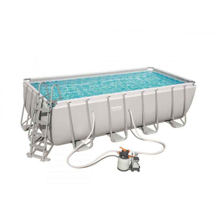 Bestway bazén Power Steel - 488 x 244 x 122 cm 56671